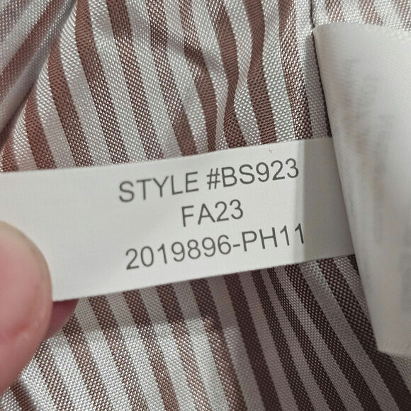 J CREW FACTORY Checkered One-Button Blazer Yellow Blue Size 4 NWT - Picture 9 of 9